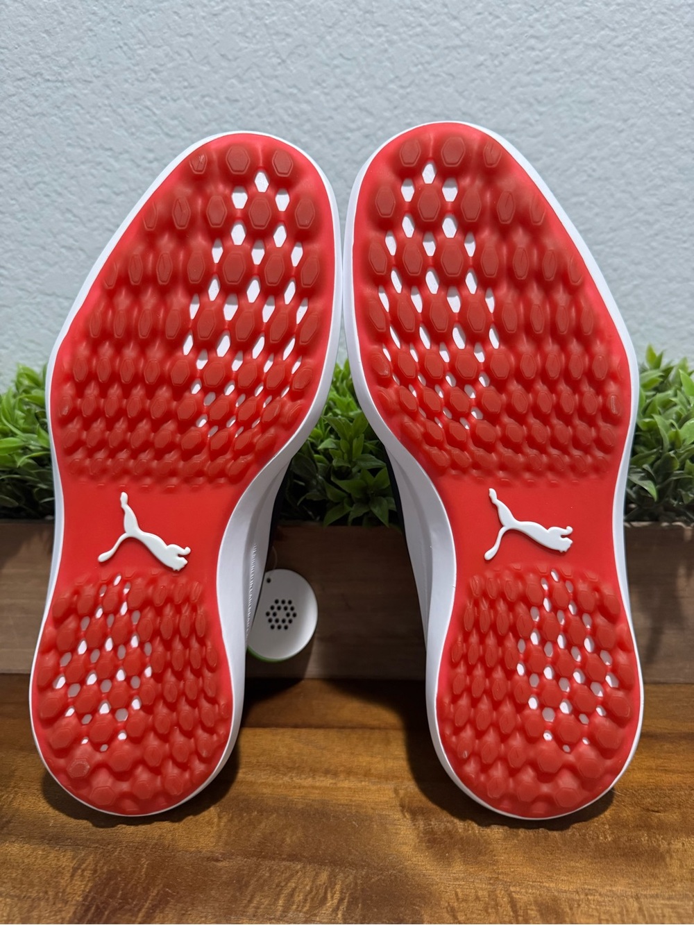 Puma Ignite Fasten8 Spikeless Golf Shoes Silver/Navy/Red 193000-05 Mens Size 9.5 - Picture 9 of 13